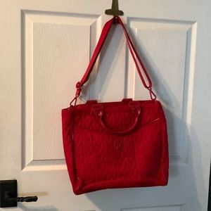 Vera Bradley work tote red